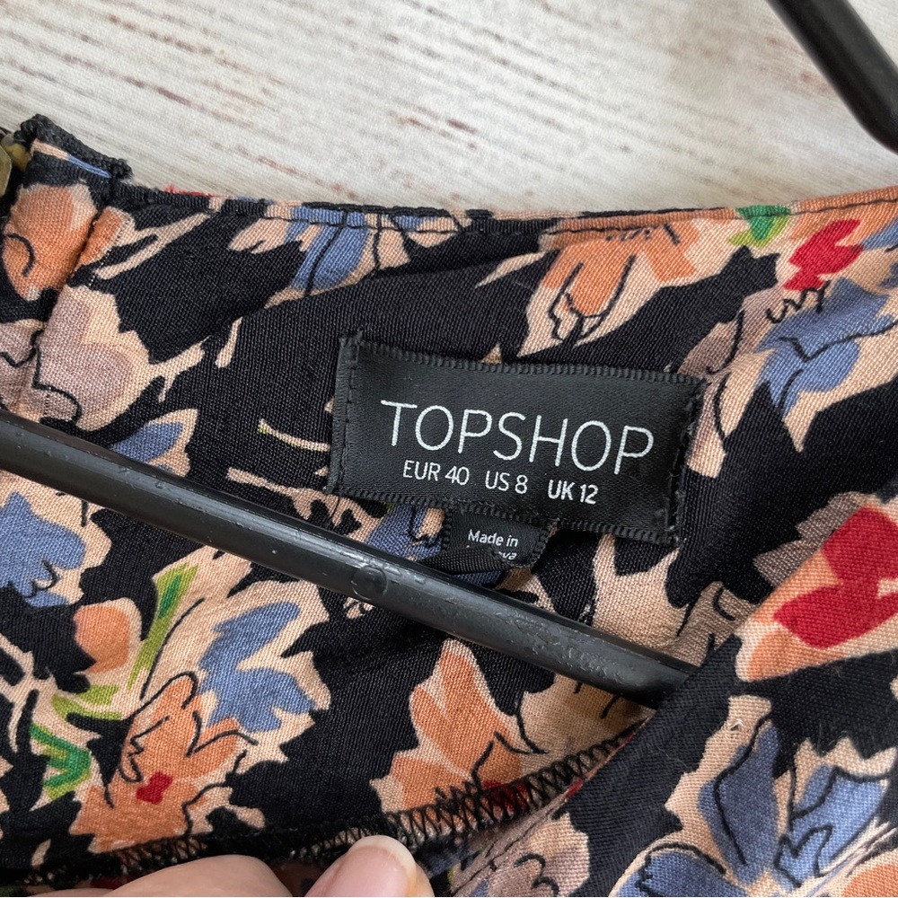TOPSHOP FLORAL DRESS - Picture 6 of 6